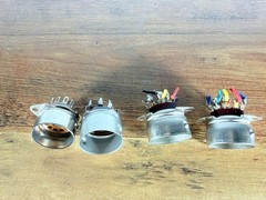 4 pcs 9-Pin Cinch USA Tube Sockets W/Shield for ECC83 ECC 82 ECC81 EL84 Tube Amp