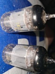 ***L@@K***Matched Pair Magnavox 12AX7 JAPAN HIFI TUBES Tested ***MAKE OFFER***