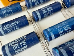 10X – .047uF @ 400V – AEROVOX P88N DURANITE **VINTAGE PAPER FILM** – GUITAR TONE