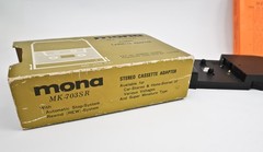 Vintage Mona MK-703SR 8 Track Player Stereo Cassette Adapter “Rew Stop Play”