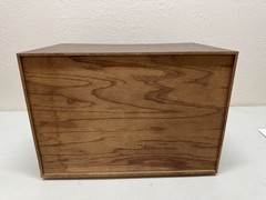 STANNY Rosewood Cassette Cabinet Wood Holder Japan Holds 117 Tapes – Excellent