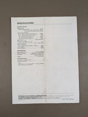 Pioneer SG-9 Graphic Equalizer Operating Instructions D-1205