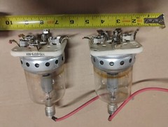 (2) Vintage Eimac 6247 4PR125A used condition unkown