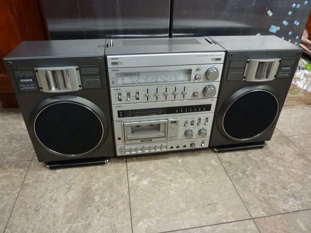 Vintage FISHER PH490K PH-490 Stereo Cassette Radio Boombox