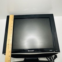 Sharp Liquid Crystal TV LC-15SH7U 15 Inch LCD TV Retro Gaming With Remote Tested