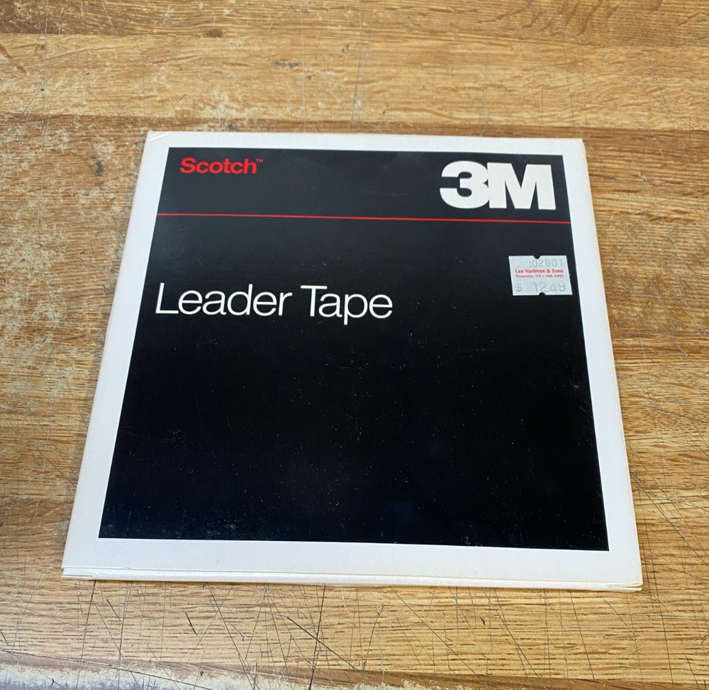 3M Scotch 61Y – 1/4in x 1500ft Reel to Reel Leader Tape