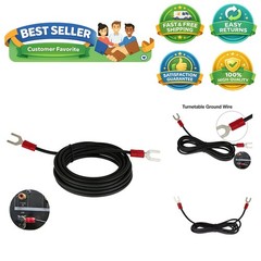Professional 5ft Turntable Ground Wire – Eliminate Hum & Enhance Sound Quality