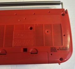 PANASONIC Vintage 8 Track Player RS-833S Stereo Red Swiss Cheese w/OG Power Cord