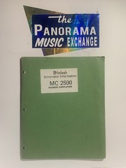 Vintage McIntosh MC 2500 Power Amplifier Schematic Information Folder