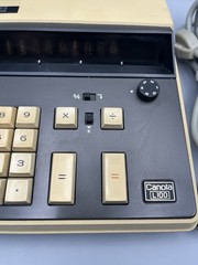 Vintage Canon Canola L100 Desktop Calculator – Nixie Tube – Working – RARE