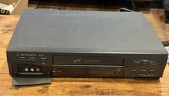 Mitsubishi HS-U446 VCR VHS Player Without Remote Tested Working