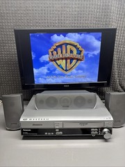PANASONIC SA-HT830V 4 Head Hi-Fi 5 DVD VHS Combo VCR Works With Remote & Speaker