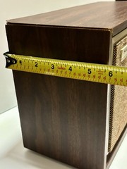 Vintage Sony ICF-9550W AM/FM Radio Wood Case *Working *Tuning & Case Need Work