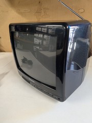 Vintage Panasonic 10″ CRT TV CT-10R31S Retro Gaming RF Television – Tested Works