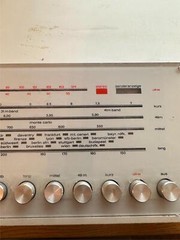 WEGA 3105 Stereo Receiver w/ FM, MW, LW, SW 1970 Made in West Germany RARE