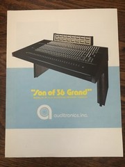 “Son Of 36 Grand” Recording Console Model 501-26-16/24 Brochure – Audiotronics
