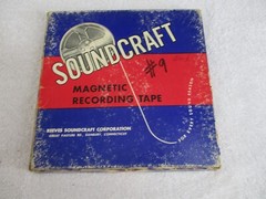 Kennedy Funeral Soundcratf Scotch RCA Sound Recording Tape Magnetic Vintage 7