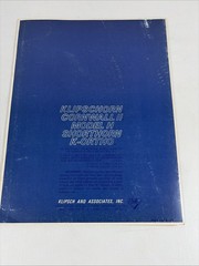 Vintage Klipsch Loudspeaker Systems Brochure from the 1950s or 1970s