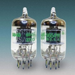Riverstone Audio – Tested/Matched Pair 2 Tubes 7-Pin JAN 5654W Fully-Tested V…