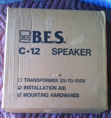 BES Bertagni Electroacoustic Systems C-12 Speaker New