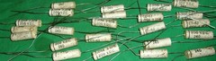 (24) MICAMOLD .056uF 200VDC Ceramic Paper Tubular PIO Caps NOS Test OK! Audio!