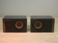 80’s ICS HiFi 880 – MINI CAST ALUMINUM 3 WAY SPEAKERS -Realistic Minimus 7 style