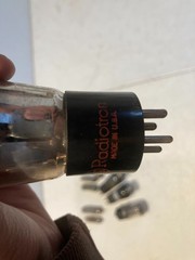 Lot of 10+ Vintage Radio TV Various Sizes & Brands Vacuum Tubes 12au7