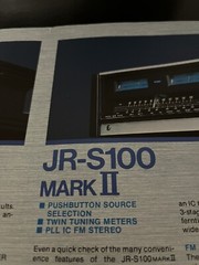 JVC JRS100 JRS200 JRS300 JRS400 JRS600 MARK II STEREO RECEIVER BROCHURE JO1278