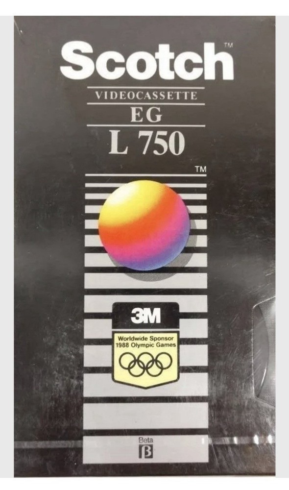 Scotch EG L 750 Blank Beta Tape Sealed