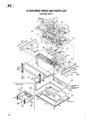 TEAC X-3 X3 X-3R X3R X-300 X300 X-300R TR-3000 Replacement Feet Set with Rubber