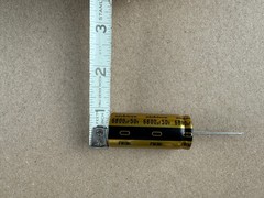 4 New Replacement Main Capacitors for Kenwood KA-7100 Nichicon 6800 uf 50v 22mm
