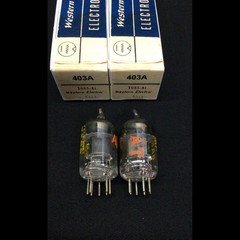 MATCHED PAIR Western Electric JW 6AK5 403A Headphone Amp VACUUM TUBES 8.9850