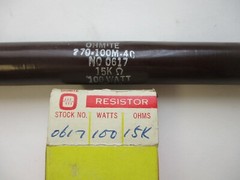 OHMITE VITREOUS ENAMELED RESISTOR 0617, 100 WATTS 15K OHMS, 270-100M-40, 79-18