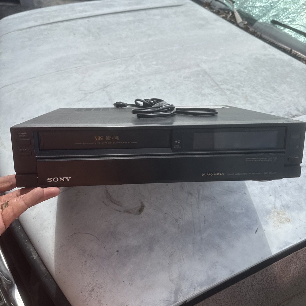 Sony SLV-555UC Video Cassette Recorder Fully Serviced Works Condition No Remote