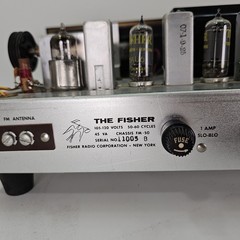Vintage Fisher FM-50 Stereophonic Tube Tuner Serviced Radio Reciever