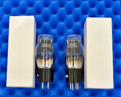 TWO National Union NX-45 Tubes 45 / Tested +100% / Engraved 1930’s Cup Getter