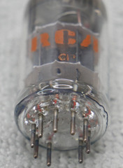 12AY7 RCA TESTS EXCELLENT USA GUITAR AMPLIFIER TUBE