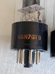 Set of 3 CBS 6SN7GTB & CBS Hytron 6SN7GT Vacuum Tube