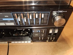Sanyo Model GTX 170 Vintage Turntable Vinyl Record Player Taiwan 1985 Date Code