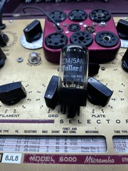 Mullard /Sylvania GZ34 5AR4 Rectifier Tube f32 B4H1. Recently Cal.Hickok Tested.