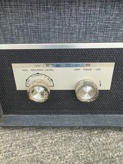 Vintage Webcor Compact Deluxe Reel-to-Reel Tape Recorder EP2302-1A-WORKING W/MIC