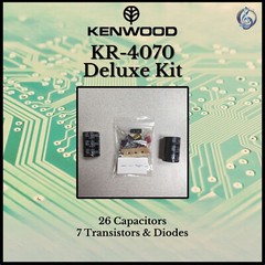 Kenwood KR-4070 Receiver Deluxe Upgrade Kit Genuine Parts Restoration