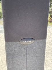 Polk Audio RT800 Vintage 1980s Stand Speakers Pair Black Gray 3.5 ft Tower Works