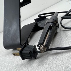 BECKMAN Tube Topper Metal Black Stand and 120AC/DC Soldering Iron USA P/N 348140