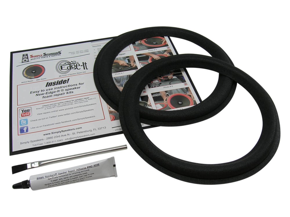 Genesis 401, 2 +, 3 +, 2+, 3+, 10″ Foam Speaker Repair Kit FSK-1028 (PAIR)
