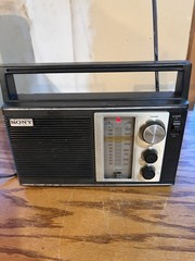 Vintage Sony ICF-7280W Serial #84248 AM/FM Portable Radio – Tested & Working