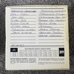 8 Vintage Open Reel Audio Tapes Hand Labeled Reel to Reel Untested AS IS