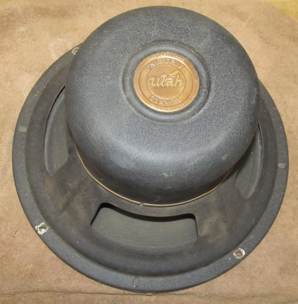 Vintage Utah Uni-Drive Coaxial 12″ Speaker, Works