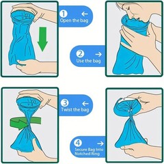Vomit Bag 33.81oz Vomit Bag Leak Proof Medical Grade Portable Disposable Barf Ba