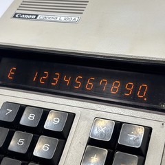 Vintage 1970s Canon Canola L100A Desktop Calculator, Great Working Condition!